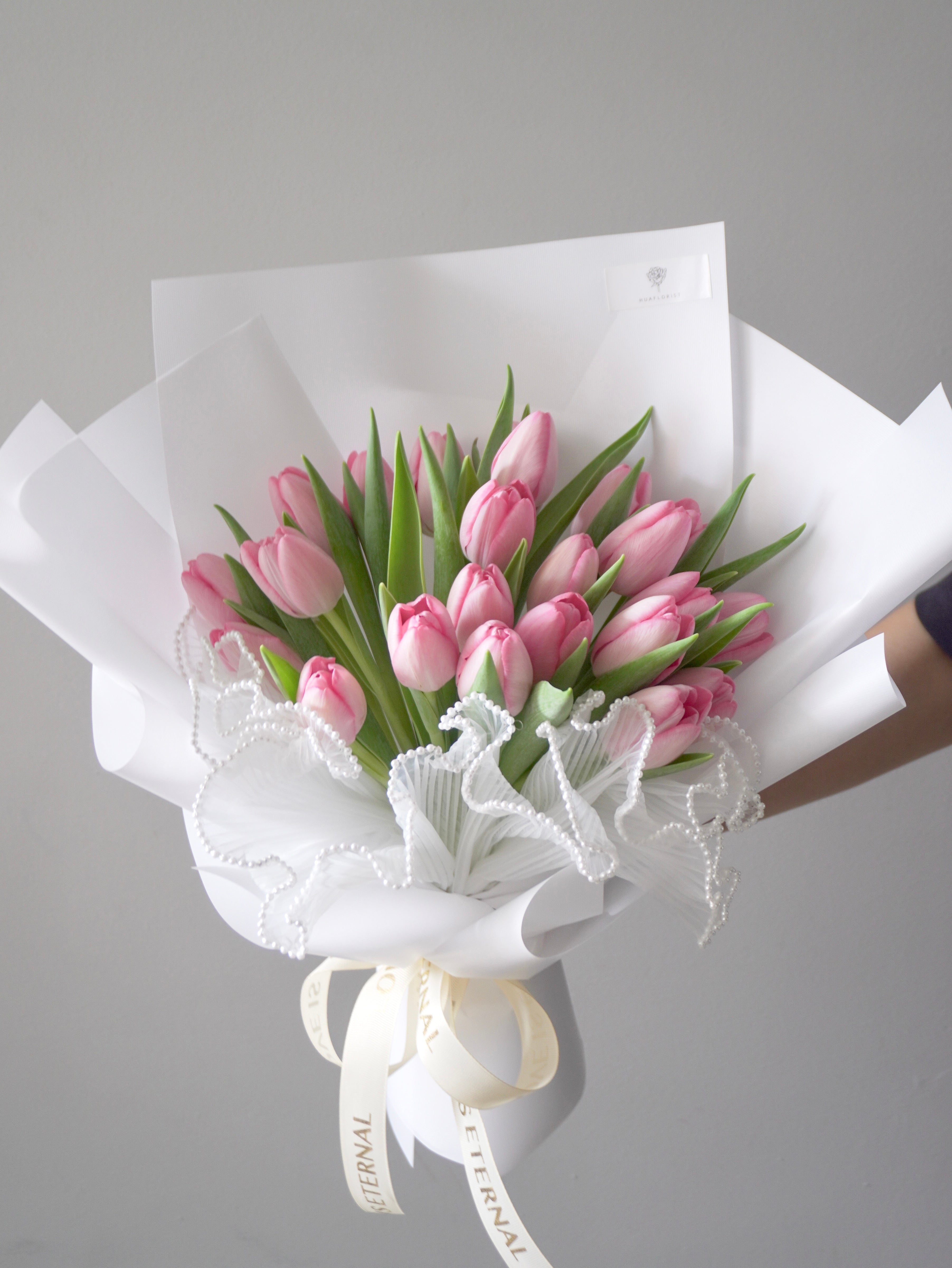 24 Pink Tulips