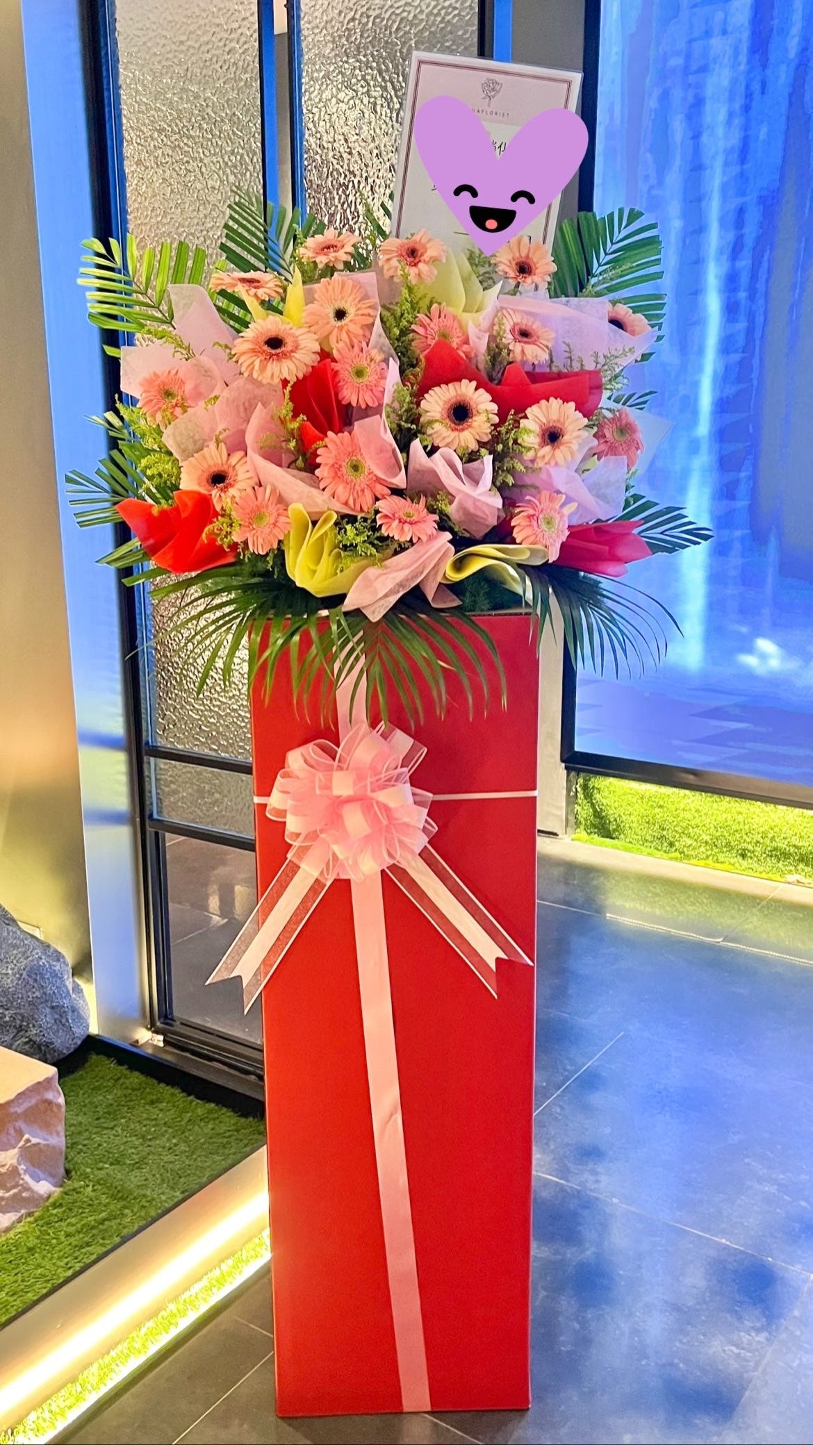 Pink Grand Opening Stand