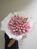 99 Pink Tulips - VDAY