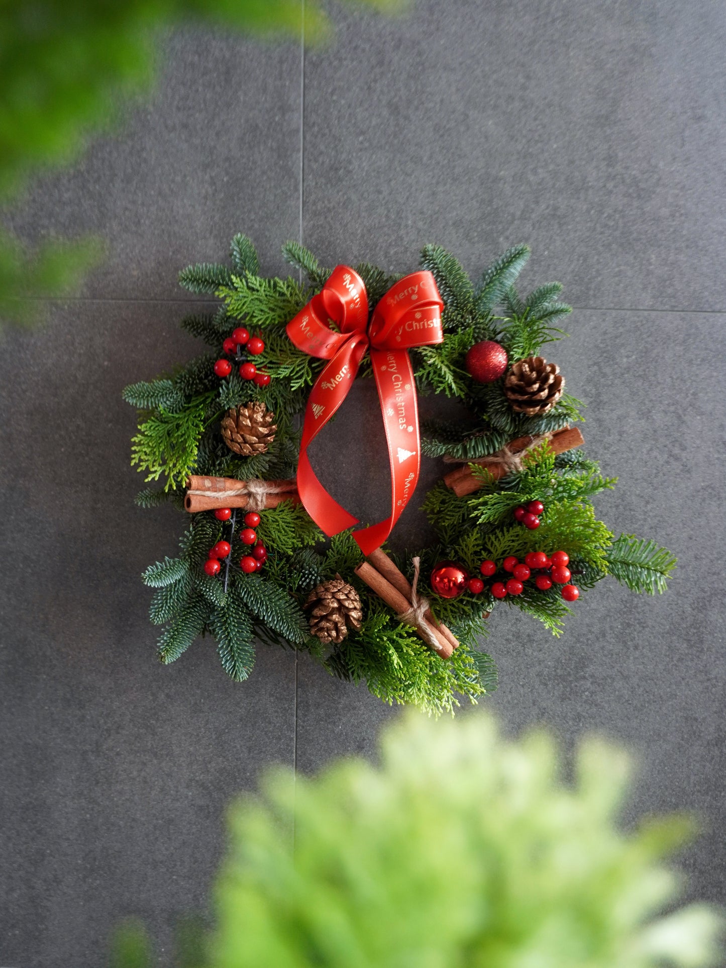 Holly Christmas Wreath