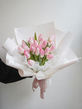 24 Pink Tulips - VDAY
