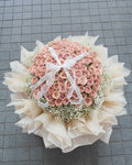 99 Cappuccino Roses with Baby's Breath - VDAY