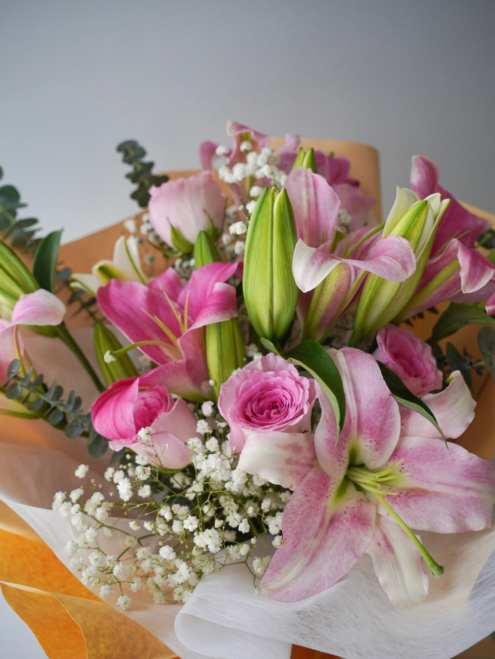 Sweet Pink Lilies