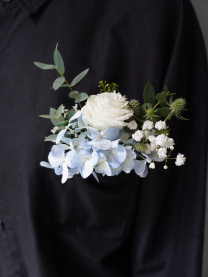 Boutonnière - Pocket Square / Magnetic