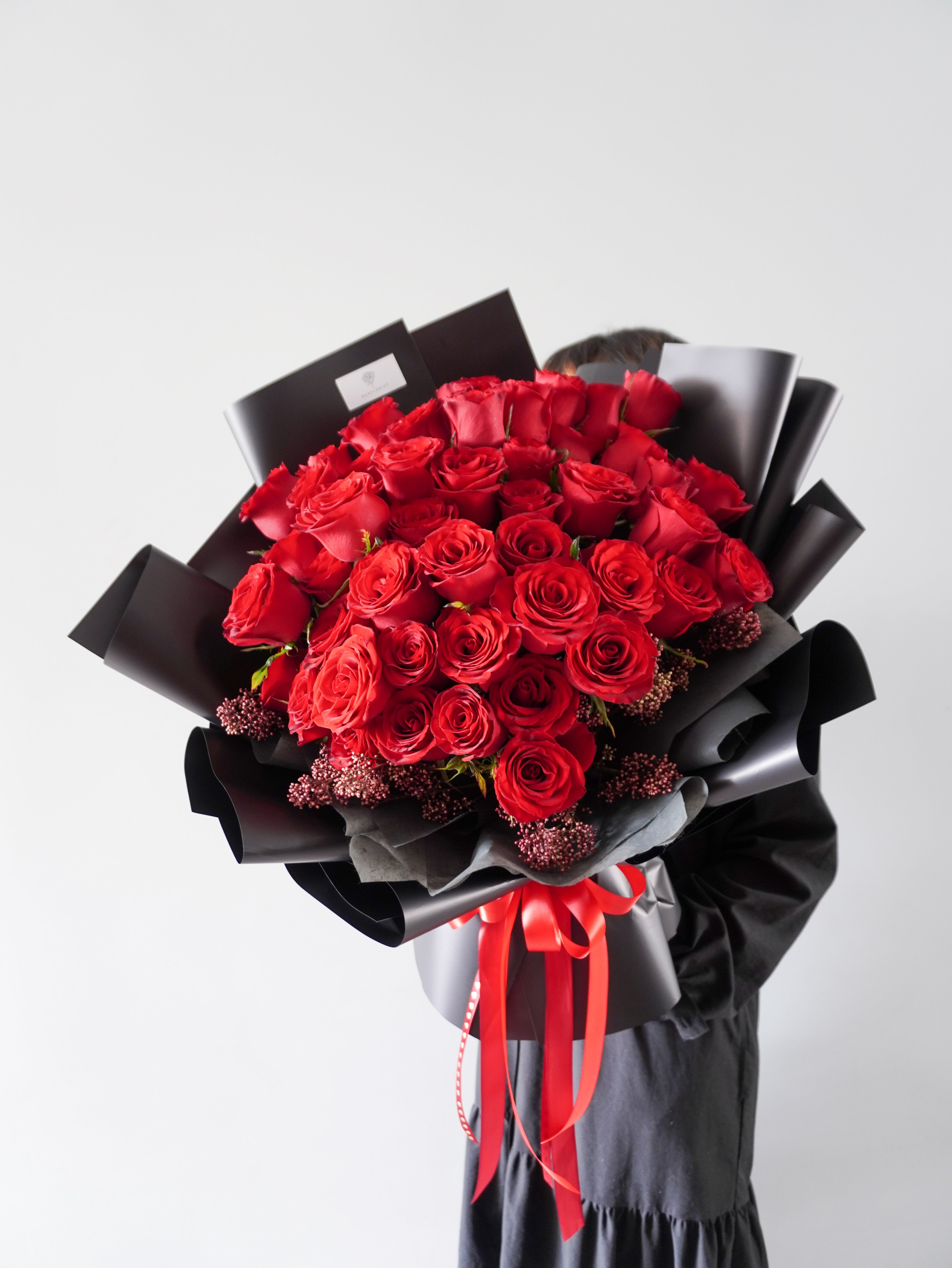 Crimson Red 52 Roses