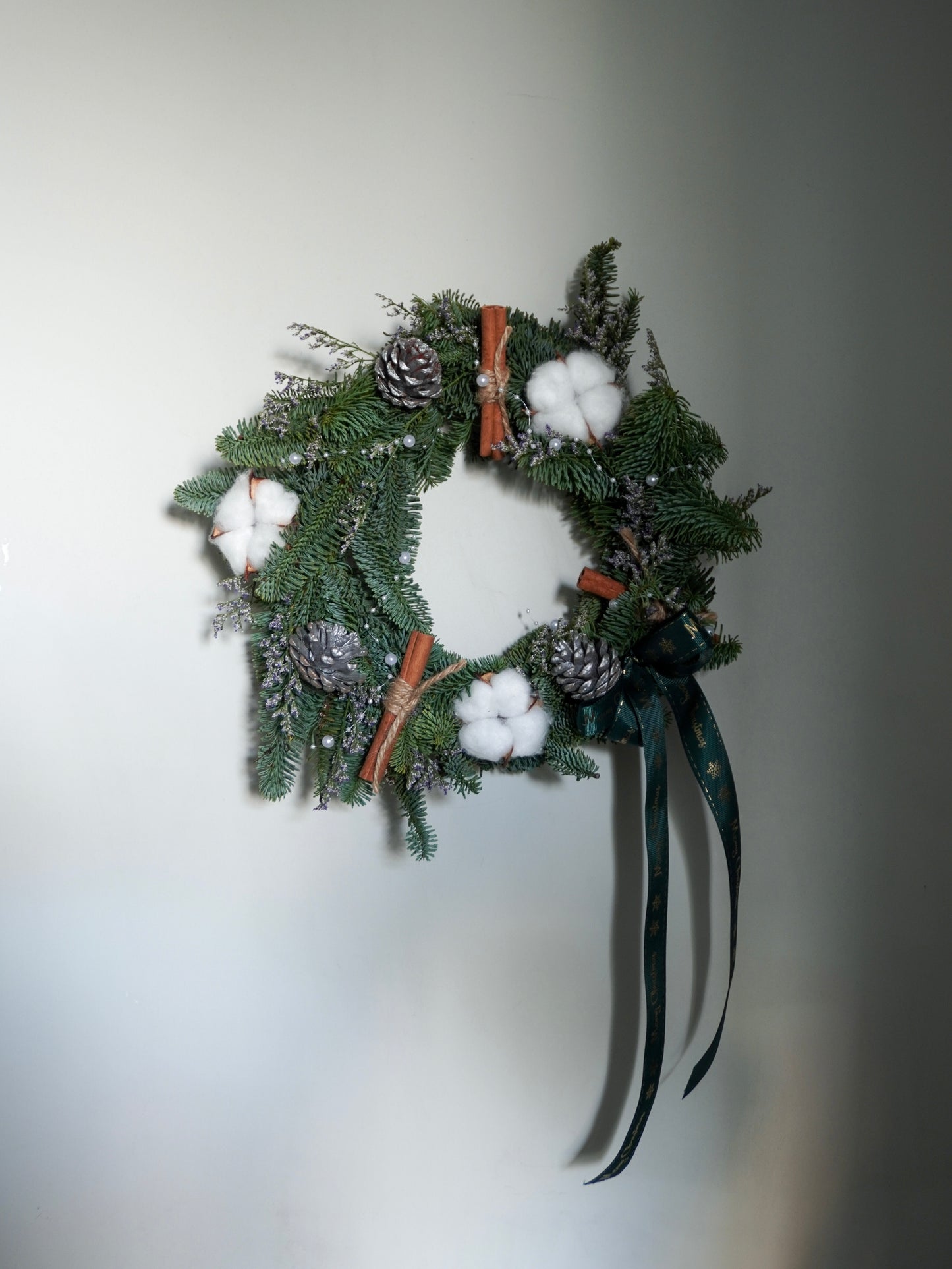 White Christmas Wreath