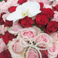 99 Roses with Phalaenopsis