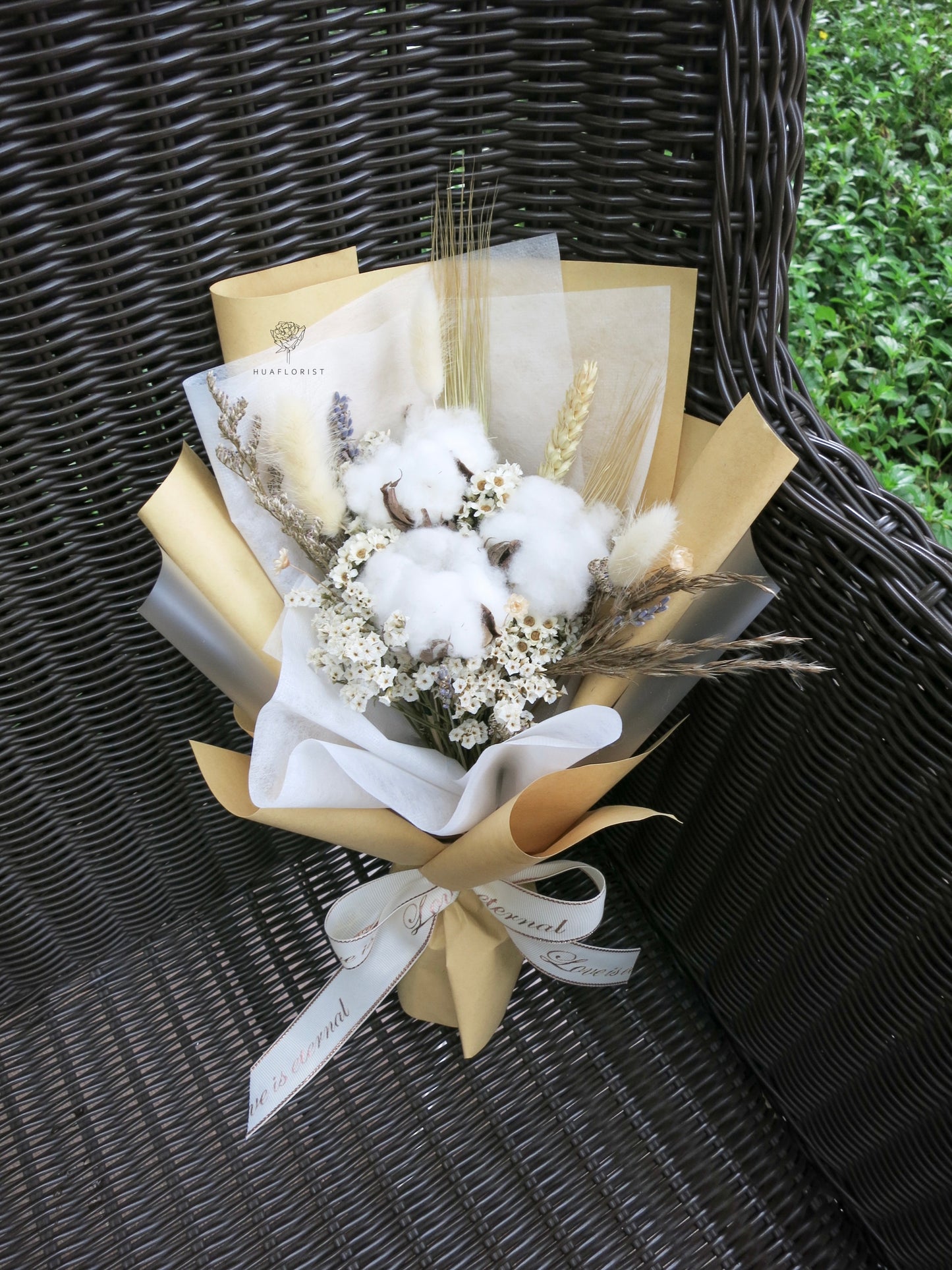 Rustic Organic Cotton Bouquet