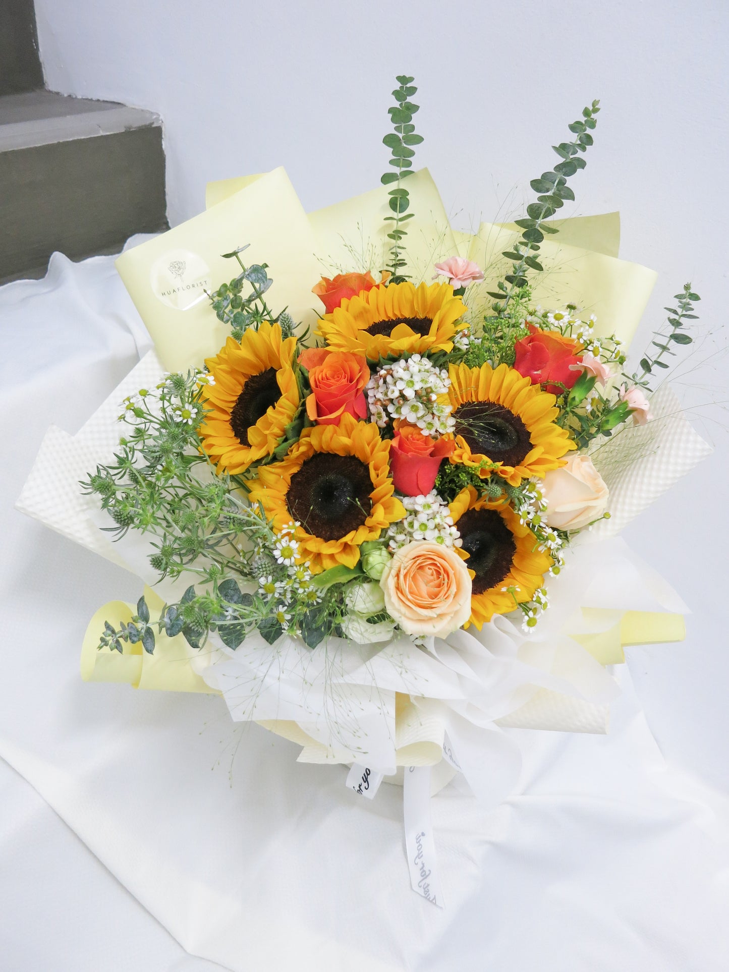 Yellow Theme Freestyle Bouquet