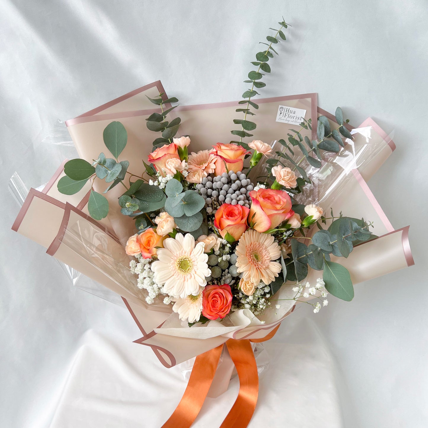 Orange Theme Freestyle Bouquet